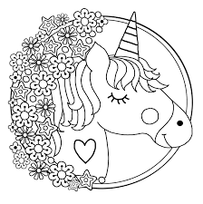 Make a fun coloring book out of family photos wi. Unicorns Free To Color For Kids Unicorns Kids Coloring Pages