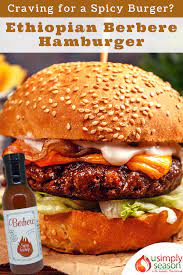 Make An Ordinary Burger An Extraordinary Burger With Berbere Click For The Recipe Recipes Spicy Burger Burger Recipes