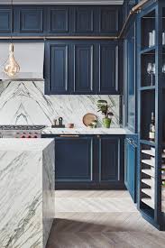 If a white kitchen is modern in style, that doesn't mean that it also has to feel stark, cold, and sterile. 50 Blue Kitchen Design Ideas Lovely Decorations Using Blue Decoholic