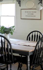 Shop birch lane for farmhouse & traditional dining tables, in the comfort of your home. Black And White Farmhouse Kitchen Update Knick Of Time