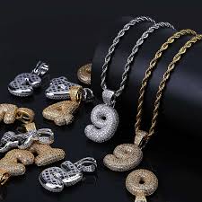 Check spelling or type a new query. 0 9 Custom Name Bubble Numbers Pendant Necklace For Men Women Gold Silver Cubic Zircon Charm Hip Hop Jewelry Khp065 Buy Hip Hop Necklace 0 9 Custom Name Bubble Numbers Pendant Necklace Men Women Gold