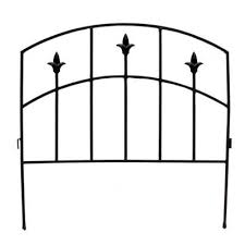 Appearance is similar to natural wood or stone and comes in a variety of colors. Metal Garden Fencing Landscaping The Home Depot