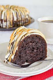 Nordic ware mini bundt pan fluted cake pan heavy cast aluminum. Salted Caramel Mocha Bundt Cake This Decadent Chocolate Bundt Cake Is Loaded With Mini Easy Bundt Cake Recipes Salted Caramel Mocha Mini Bundt Cakes Recipes