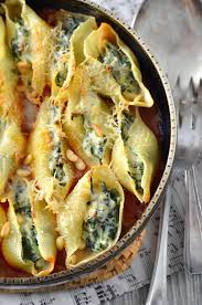 Pates Conchiglioni Farcies A La Ricotta Et Aux Epinards Recette Delicieuse Recette Recettes De Cuisine Plat Vegetarien Recette