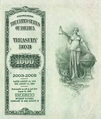 An official document promising that a go.: Bond Finance Wikipedia
