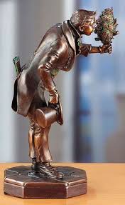 Carl Spitzweg Skulptur Der Ewige Hochzeiter Version In Metallguss Spitzweg Carl Spitzweg