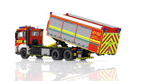 Lego Man Tgs Hooklift Truck Wechselladerfahrzeug Lego Fire Lego Lego Man