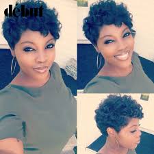 If so, although you may have people who tell you how much they wish they had your texture, at the same time, we're pretty sure that you also have what you would consider to be bad hair days just like everyone else. Debut Hair Wigs For Black Women Brazilian Wet And Wavy Wig 100 Human Hair Wigs Short Bob Curly Full Wigs 99j Red Free Shipping Aliexpress