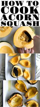 Baked Acorn Squash With Olive Oil Salt And Pepper Acorn Squash Recipes Food
