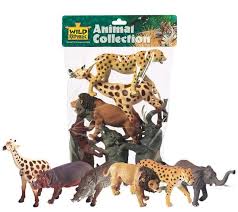 Polybag Of African Figurines African Animals North American Animals Animals