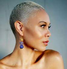 Marielle Washington Short Grey Hair Natural Hair Styles Beautiful Gray Hair