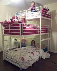 triple bunk bed diy ikea hackers diy bunk bed kid beds bunk beds