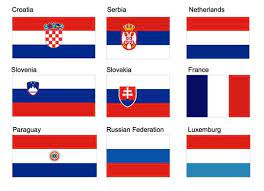 Maybe you would like to learn more about one of these? A Grid Of 9 Flags In Red White And Blue With Corresponding Country Names Culture Why That Color On The Munsell C Red And White Flag Blog Colors Flag Colors
