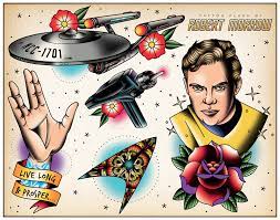 Want to see the world's best star trek tattoo ideas? Tattoo Flash Robert Morrow Tattoos