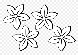 Wildflowers clipart black and white, free clipart archive. Clipart Sunflower Black And White Black And White Flowers Clip Art Free Transparent Png Clipart Images Download