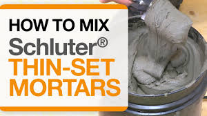 I am often asked what type of thinset should be used? Schluter All Set Setting Materials Schluter Com