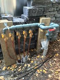 Custom Outdoor Gas Manifold For 5 Outdoor Natural Gas Appliances Gas Appliances Cabin Living Gas