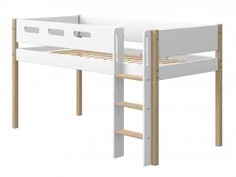 Steens furniture for kids kit d'extension du lit… avec le lit en hauteur, vous doublez l'espace disponible occupé habituellement par le couchage : Lit Mezzanine Evolutif Mi Hauteur Nor 90x190 Flexa File Dans Ta Chambre