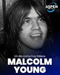 18 de noviembre de 2017: el día que el rock perdió a Malcolm Young 🎸⚡ Un  18 de noviembre de 2017 falleció Malcolm Young, guitarrista rítmico,  cocreador y columna vertebral de AC/DC.