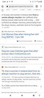 Dogs cumming in women