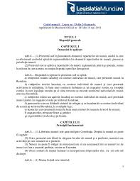 (1) prezentul cod reglementeaza totalitatea raporturilor individuale si colective de munca, modul in care se efectueaza controlul aplicarii reglementarilor din (2) prezentul cod se aplica si raporturilor de munca reglementate prin legi speciale, numai in masura in care acestea nu contin dispozitii specifice. Codul Muncii Research Papers Academia Edu