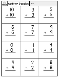 15 double digit addition worksheets. Addition Doubles Worksheets Superstar Worksheets
