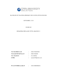 Pendidikan kewarganegaraan kemasyrakatan dalam membangun wawasan warga negara global. Doc Bachelor Of Teaching Primary Education With Honours Rajamah Raja Academia Edu