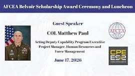 AFCEA Belvoir Scholarship Award Luncheon