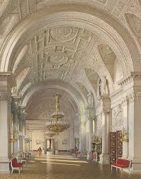 Interiors Of The Winter Palace The White Hall St Petersburg Http Www Stonecolumndesign Com Winter Palace Architecture Castles Interior
