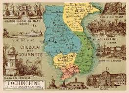 Cochinchine Map Of Siam Indochine Vietnam Cambodia Laos Indochine Pagode Asie