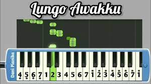 Lungo Awakku Sing Kudu Lungo Cidro 2 Not Pianika Youtube