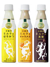 kirin koiwai milk dessert series milk honey milk caramel milk brown sugar pd ボトルパッケージング 牛乳のパッケージ チョコレートのラッピング