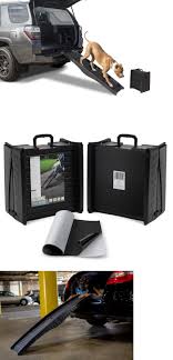 Ramps And Stairs 116389 Foldable Dog Ramp For Car Truck Suv Backseat Stair Steps Travel Ladder 60 Inches Buy It Now Onl Dog Ramp Dog Ramp For Car Car Ramps