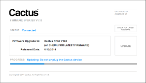 Then turn the cactus v6 ii on tx mode (trigger) and wait for it to recognize the camera. Updating The Firmware On Cactus Devices Christopher S Photo And Tech Blog