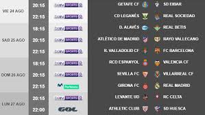 Расписание игр, новости, календарь сезона, статистика. Laliga Laliga Week Two Kick Off Times Real Madrid And Barcelona In The Late Slots Marca In English