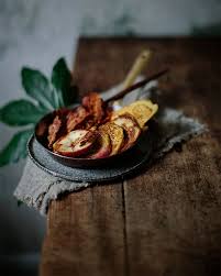 Paelo Peach Pancakes With Bacon Marta Greber Peach Pancakes Weird Food Healthy Eating Breakfast