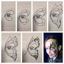 Marcela Murad Monarch Butterfly Www Sillyfarm Com Pintura Cara Ninos Pintura Para Cara Ninos Maquillaje De Fantasia Infantil