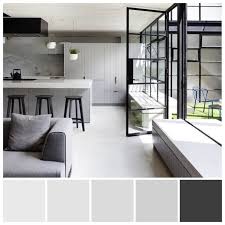 Achromatic Interior Colour Scheme High Key Major Chord Tonal Values Convey A Sense Of Airy Spaci Interior Color Schemes Achromatic Color Color Schemes Design