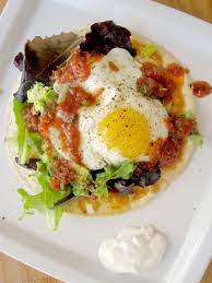 Cooking For One Fried Egg Crispy Tortilla Recipe Easy Egg Recipes Eggs Dinner Fried Egg Recipes