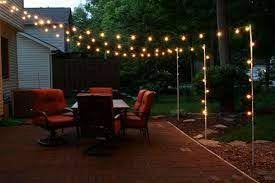 Lighting Outside Patio Crisscross Outdoor Patio Lights Backyard Patio Backyard Lighting