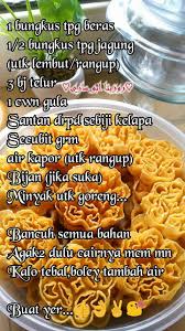 Kue Ros Goyang Food Savory Snacks Biscuit Recipe