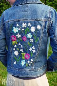 Check spelling or type a new query. Diy Denim Jacket With Embroidery Cutesy Crafts
