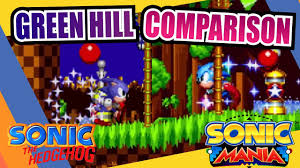 Sonic.exe in green hill zone by supersonichypermoode. Sonic Mania And Sonic The Hedgehog Green Hill Zone Side By Side Comparison Youtube