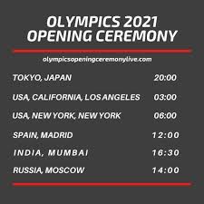 Kentaro kobayashi, the director of tokyo olympics' opening ceremony, has been ousted over comments he made about the. Tokyo Olympics Opening Ceremony 2021 Start Timing Worldwide