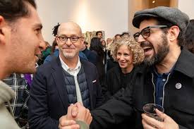 David Berliner, Betsy Jacobs at Eighth Annual Brooklyn Artists Ball  Honoring Nick Cave & Bank of America : at the Brooklyn Museum