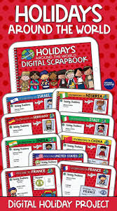 Christmas Around The World Digital Print Activities Distance Learning Holidays Around The World Classroom Christmas Activities Google Classroom Activities