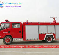 ISUZU NPR 4000 litres water Foam fire engine for sale