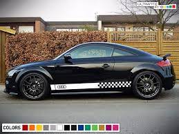 Sticker Decal Vinyl Side Finishing Stripes For Audi Tt Rs Diffuser Molding Chin Ultimateprocy1 Audi Tt Audi Tt Rs Audi
