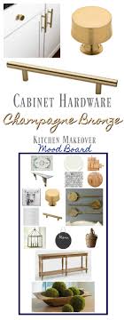 Hickory hardware studio collection bronze cabinet pull. Champagne Bronze Kitchen Cabinet Hardware Kitchen Makeover Week 4 2 Bees In A Pod