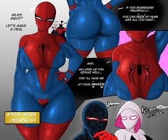 Gwen Stacy and Miles Morales Curvy Fat Ass Dat Ass Huge Butt Chubby < Your  Cartoon Porn